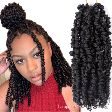 Sharopul braids for african hair short pre passion twist Synthetic Hair Extension faux